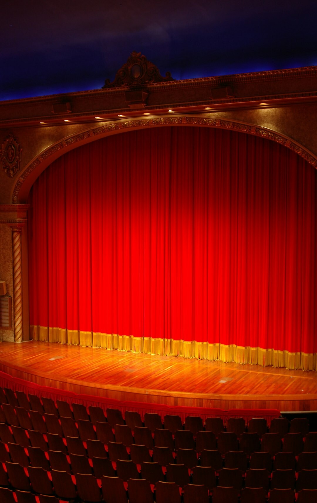 vintage theater stage